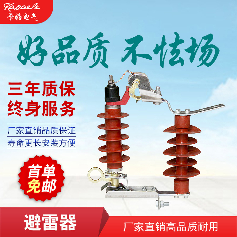 高壓避雷器 10kv 可卸式氧化鋅避雷器10kv HY5WS-17/50DL-TB
