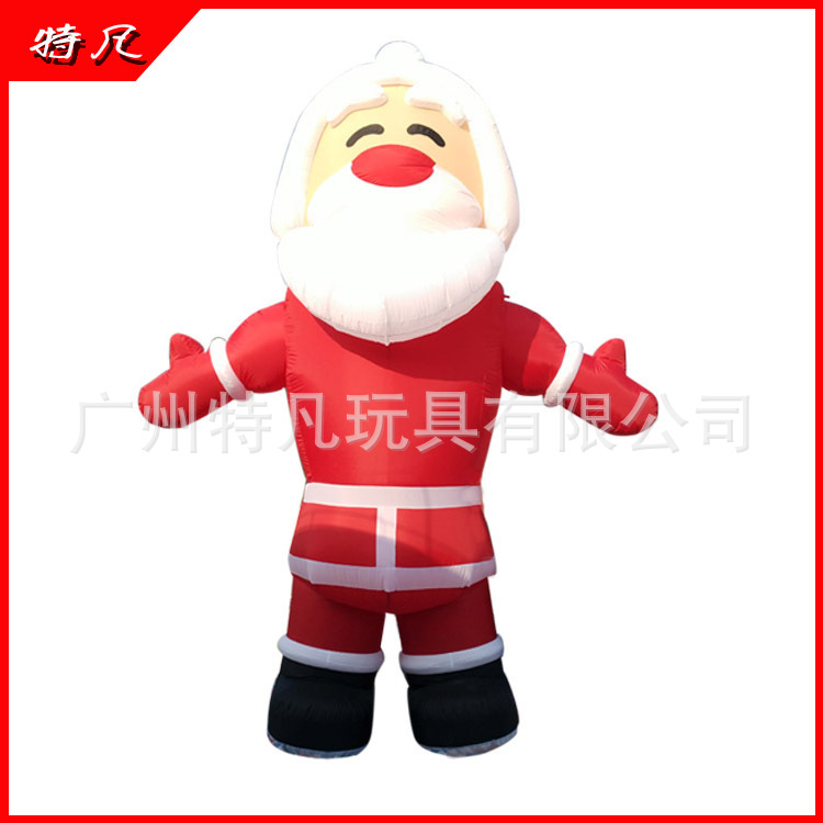 圣诞老人充气 广告PVC气模圣诞节充气装饰品