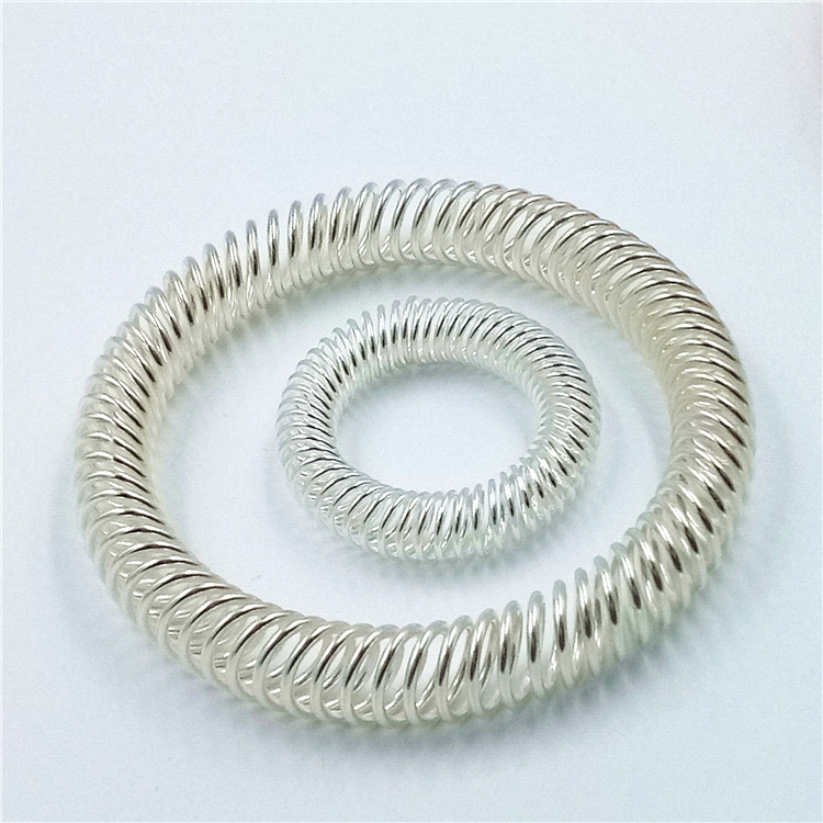 铍铜斜圈弹簧触指油封气压金属屏蔽镀金镀银导电弹簧触指