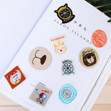 亚马逊满绣绣花章 电脑绣花童装补丁贴批发卡通贴刺绣来样