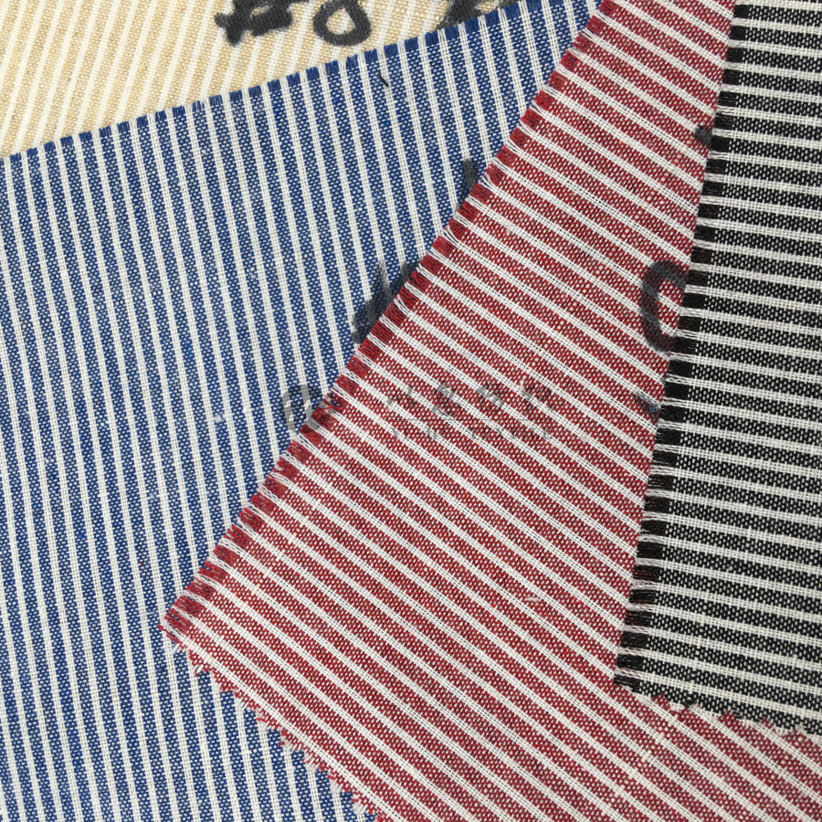 色织条子 全棉 2018秋冬款男女时尚衬衫面料 磨毛 现货供应