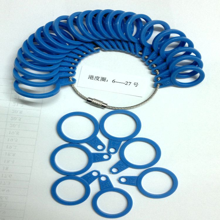 热卖港度塑料戒指圈1---33号,6-----27号