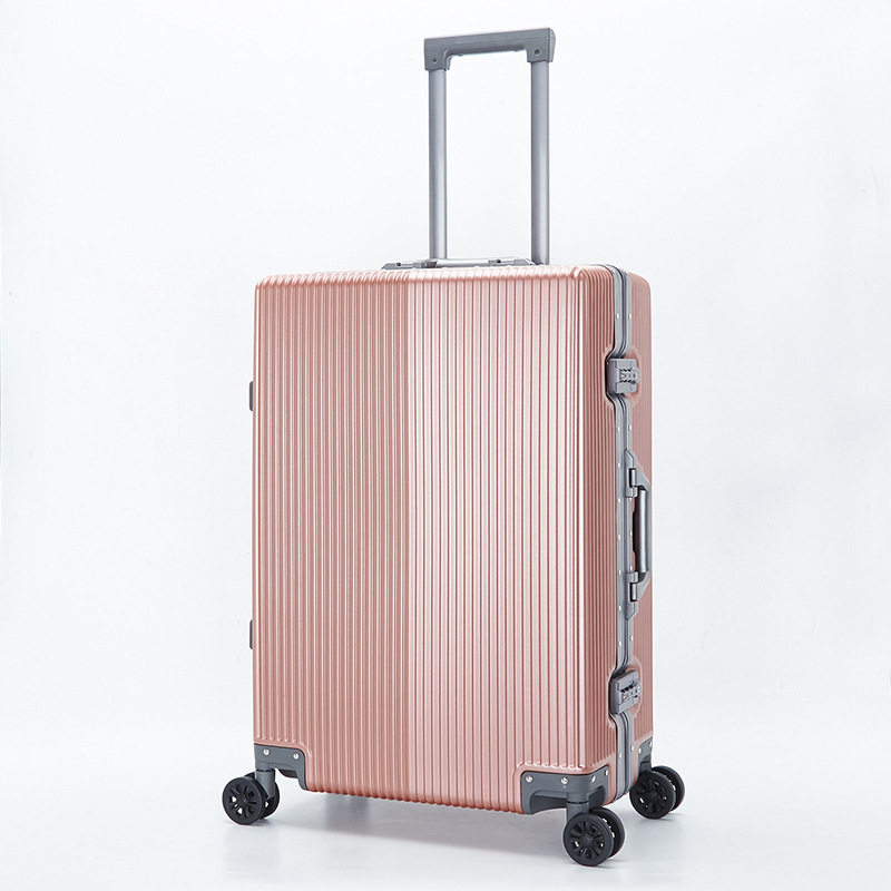 [Ai Li Xing]business affairs Aluminum frame trunk Lockbox Manufactor Direct selling Draw bar box Universal wheel customized