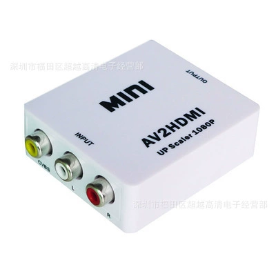 Мини AV в HDMI конвертор AVTOHDMI HD конвертер 1080P AV2 HDMI RC HD портативный
