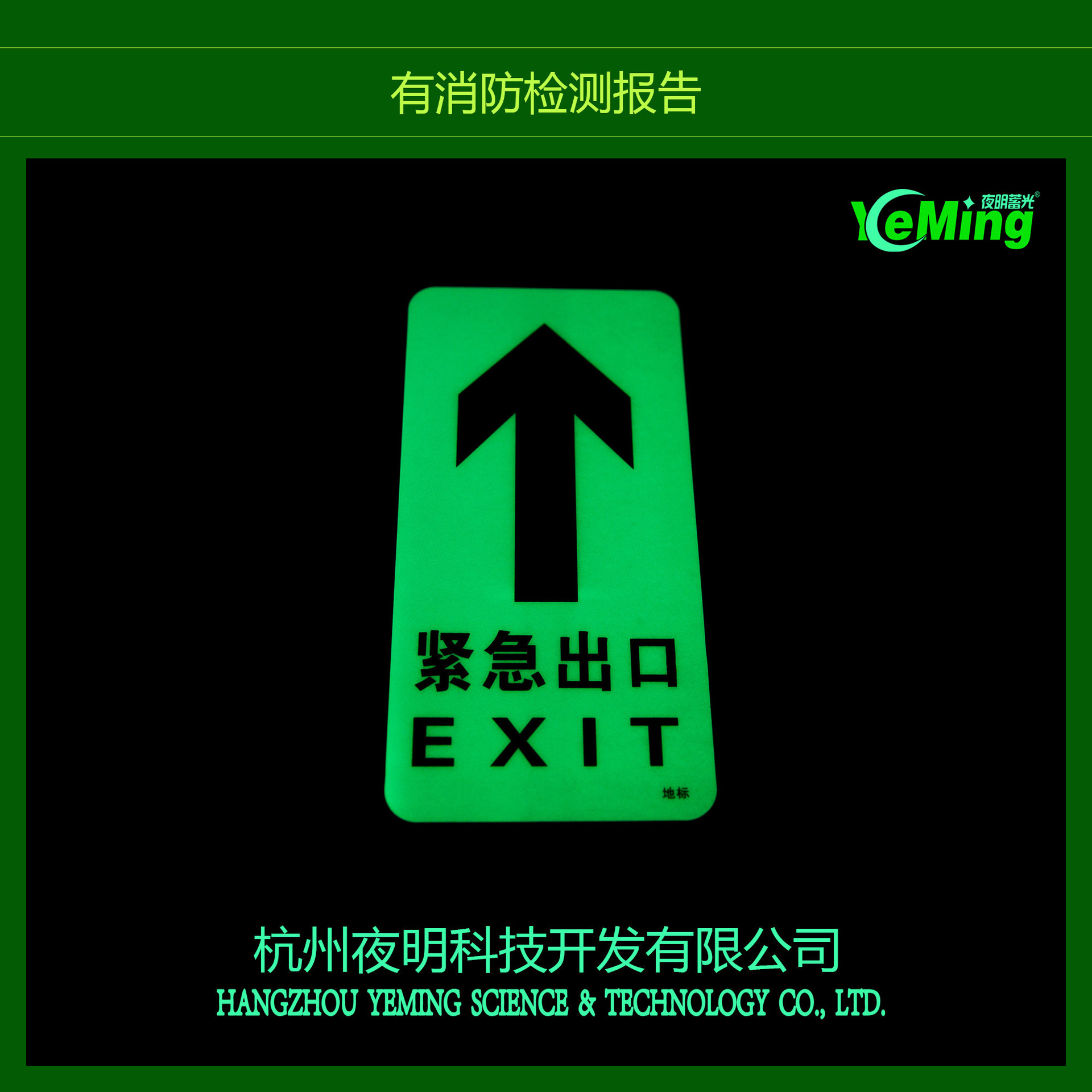 厂家直供    夜光自发光安全出口