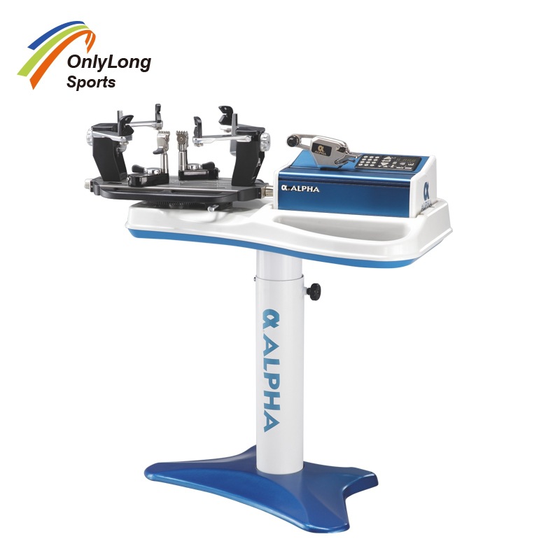阿尔法 ALPHA E5 台湾网羽穿线同步架拍 电脑穿线机 球拍拉线机