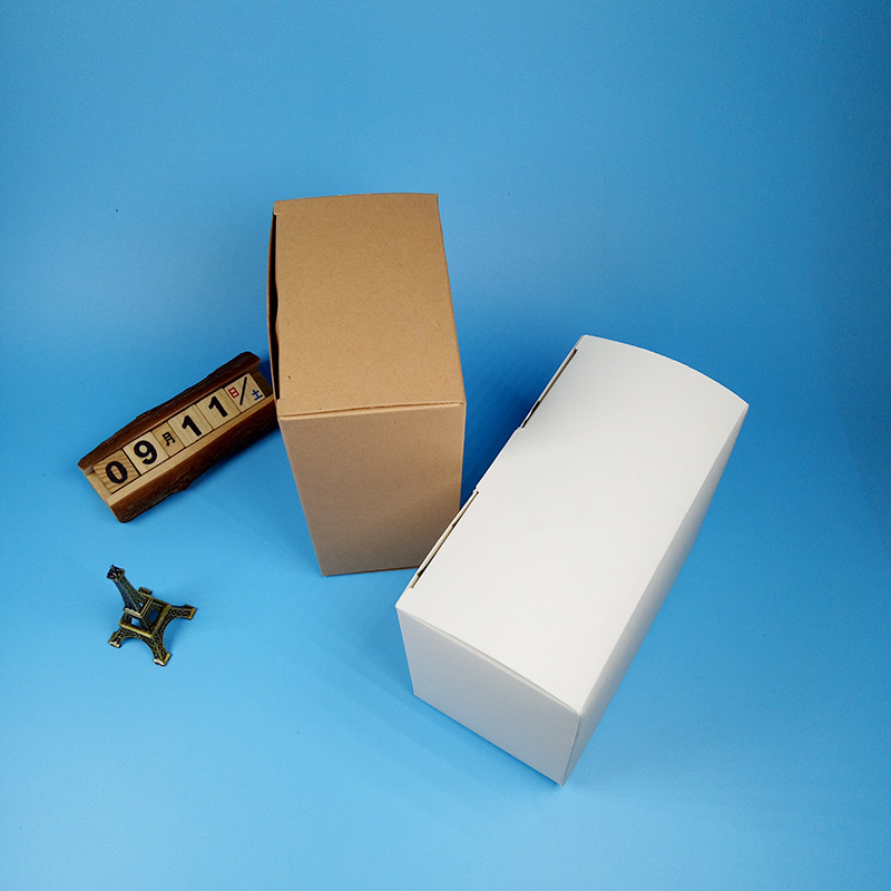 厂家批发白卡纸牛皮纸包装盒化妆品盒礼品盒小白盒可印刷定制logo