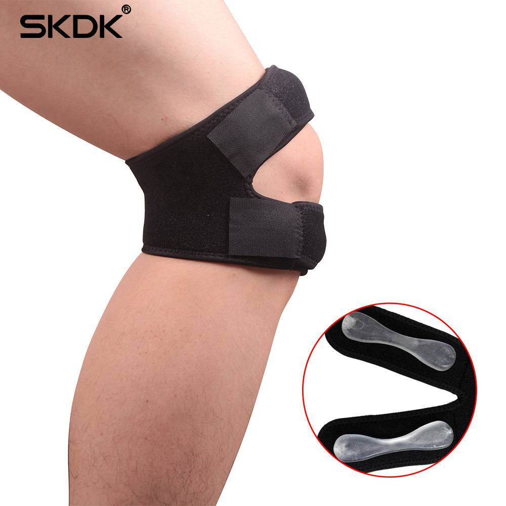 廠家批發髌骨帶運動護膝戶外籃球登山騎行減震加壓護膝舉重護具