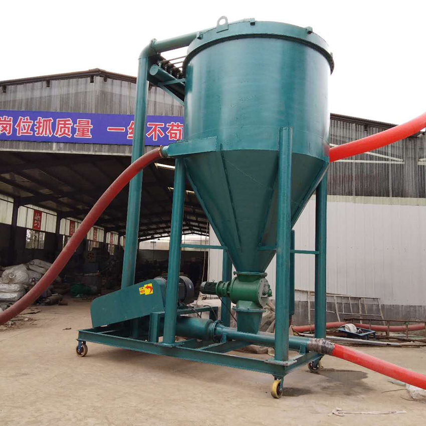 大型粉煤灰装车气力输送机环保型粉体提升机稻谷上料装车设备