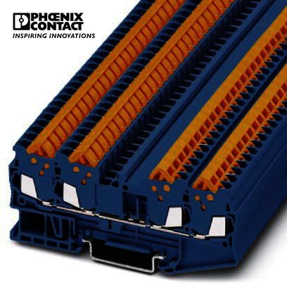 菲尼克斯直通式接线端子QTC 1,5-QUATTRO BU-3205080