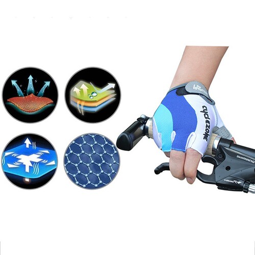 Outdoor half-finger cycling gloves Cycling supplies One-meter half-finger cycling gloves Mountain bike supplies