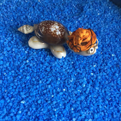 5號深藍色 粗石英沙子 微景觀 玻璃許願瓶地台鋪底裝飾用 1mm