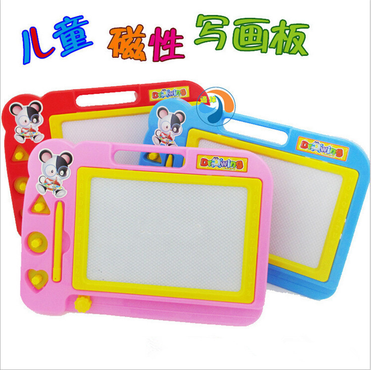 Niños en blanco y negro tablero de escritura magnético dibujos animados educación temprana tablero de dibujo de plástico juguetes de puzzle para niños tablero de dibujo juguetes