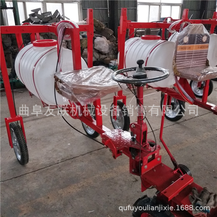 小四轮自走式喷药机 喷头宽度可调节喷药设备 折叠杆打药车 63