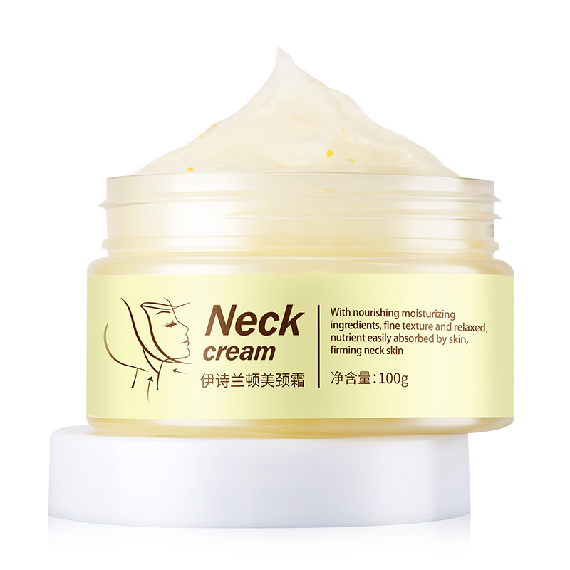 伊詩蘭頓美頸霜100g 緊致提拉頸部肌膚 改善頸紋 嫩白提亮 批發