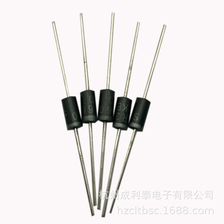 肖特基二极管 SR360直插式二极管 网络通信电子设备仪器配件批发