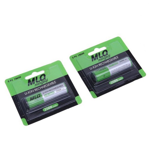 Mingliqi 18650 lithium battery 2500mah durable Mingliqi MLQ No. 5 flashlight battery wholesale