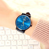 Fashionable watch for beloved, trend thin waterproof quartz watches suitable for men and women engraved, simple and elegant design