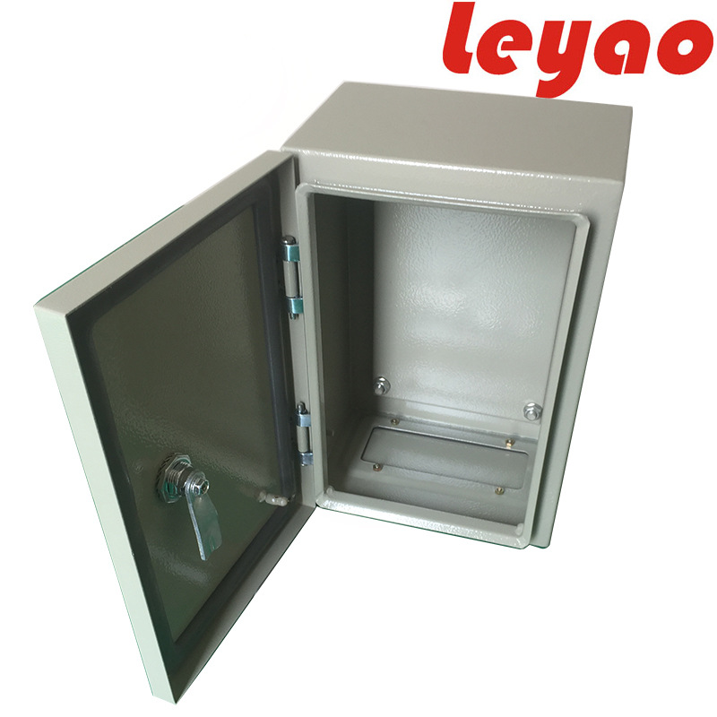 基业箱铁箱防水金属配电箱 挂墙式铁箱 配电柜 400*300*150