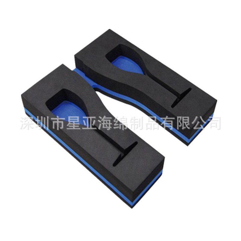 奢华红葡萄酒海绵内托盒  防撞EVA硬质内胆盒 辅助包装材料