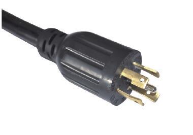 美标四芯插头 自锁插 电源线延长线批发 NEMA L21-30P 煊华