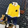 baby Children's clothing 2018 Spring and autumn payment Boy Versatile Vest AH0098 shirt A10028 pants A12030