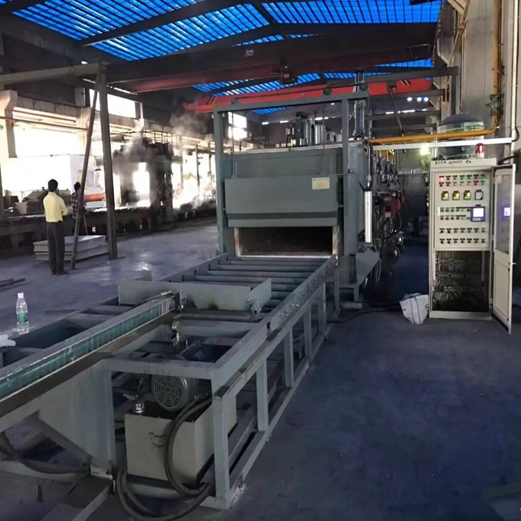 供应中山推杆式铝合金淬火炉 大型推杆式铝合金固溶炉 铝轮毂时效