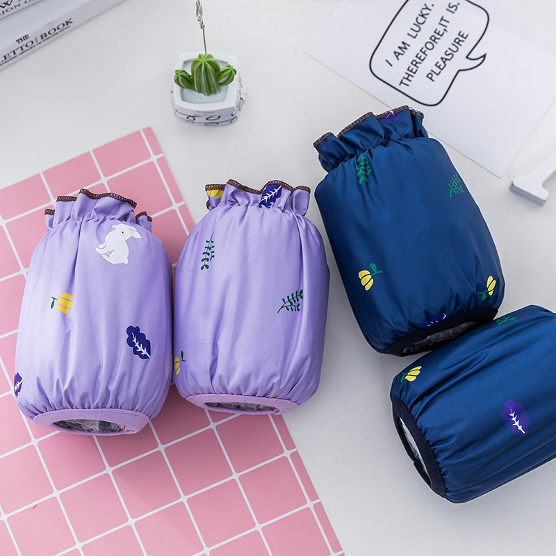 Manga larga protectora ooversleeve largo impermeable oversleeve mujeres adultas impermeable Otoño e Invierno Oficina lindo de longitud media