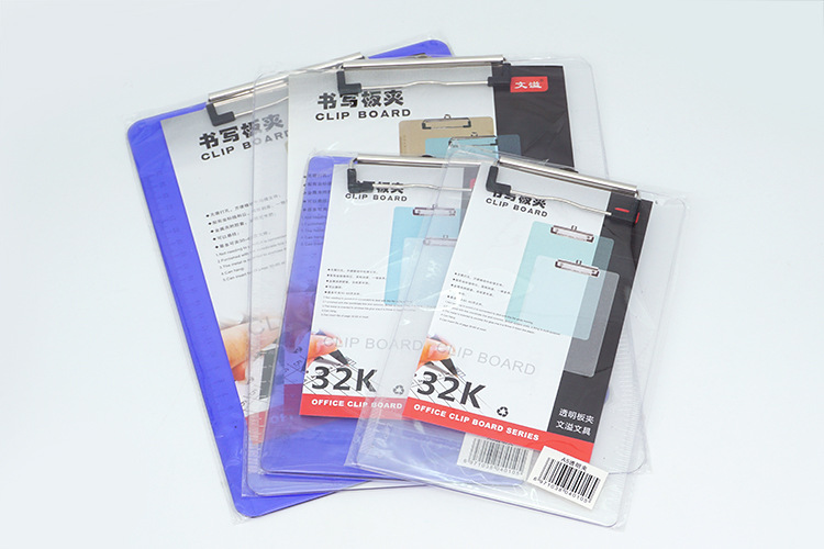 透明/透蓝色塑料板夹
