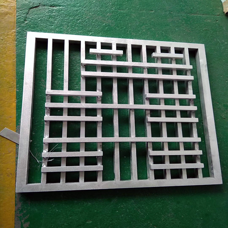 定制会展中心铝窗花【德普龙】铝合金窗花 焊接中式铝花格