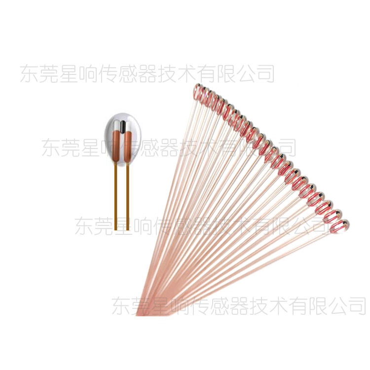 ntc单端玻璃封装热敏电阻 电子元器件水晶头10Ｋ　1％精度3950