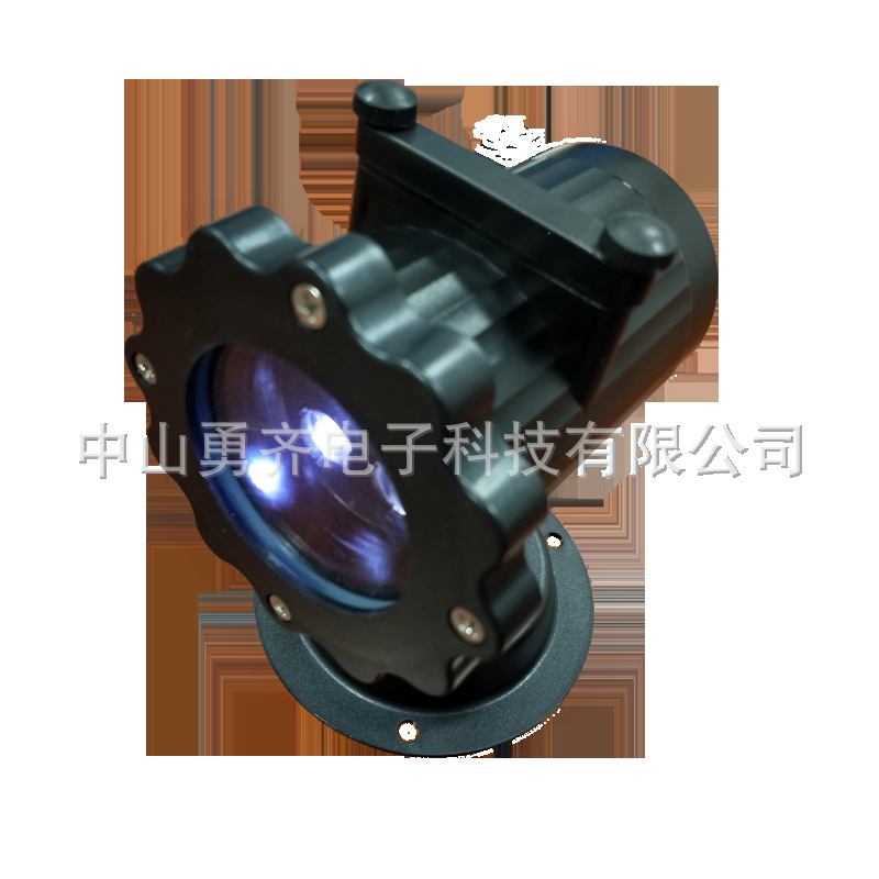 LED插卡動畫燈 圖案投影燈 圣誕萬圣裝飾燈 雪花燈 戶外草坪燈