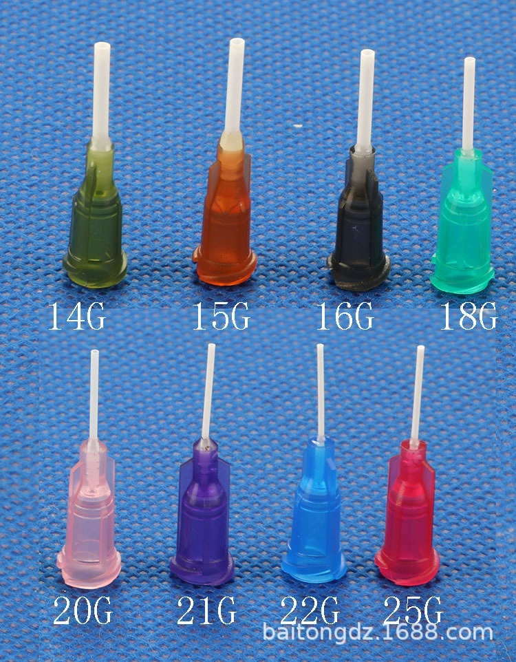 14-25GPP распределительная игла дозирующая машина игла полностью пластиковая игла сопло гибкий шланг игла тефлоновая игла