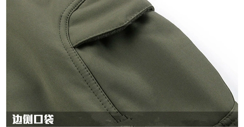 Mens Tactical Jacket Hiking Jackets Shark Skin Soft Shell Clothes Windbreaker Flight Pilot Hood Military Fleece Field Jacket coat suit