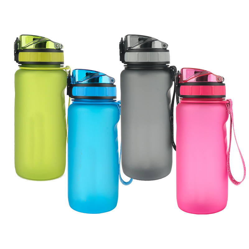 Foreign trade tritan Leak-proof cups 650ml Plastic sports bottle bounce Bodybuilding outdoors Mountaineering Space Cup