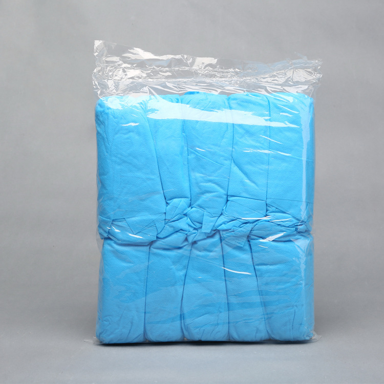 Woven shoe covers Non-woven fabric foot sleeve Disposable gloves Household cleaning Non-slip shoe covers