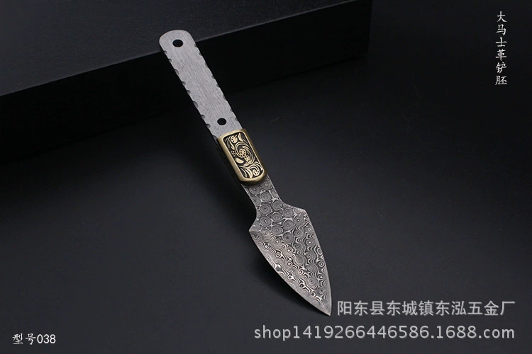 Медная серия Blossom Damascus чайной ножик Маленький черный чай меч чайная игла взрыв Klang 038