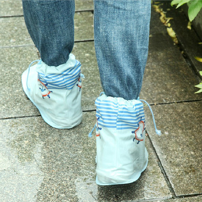 [in]Rain shoe covers men and women Shoe cover waterproof Rain Boots Rain shoes non-slip thickening wear-resisting adult