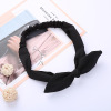 Hair accessory, hairgrip with bow, headband, Korean style, simple and elegant design