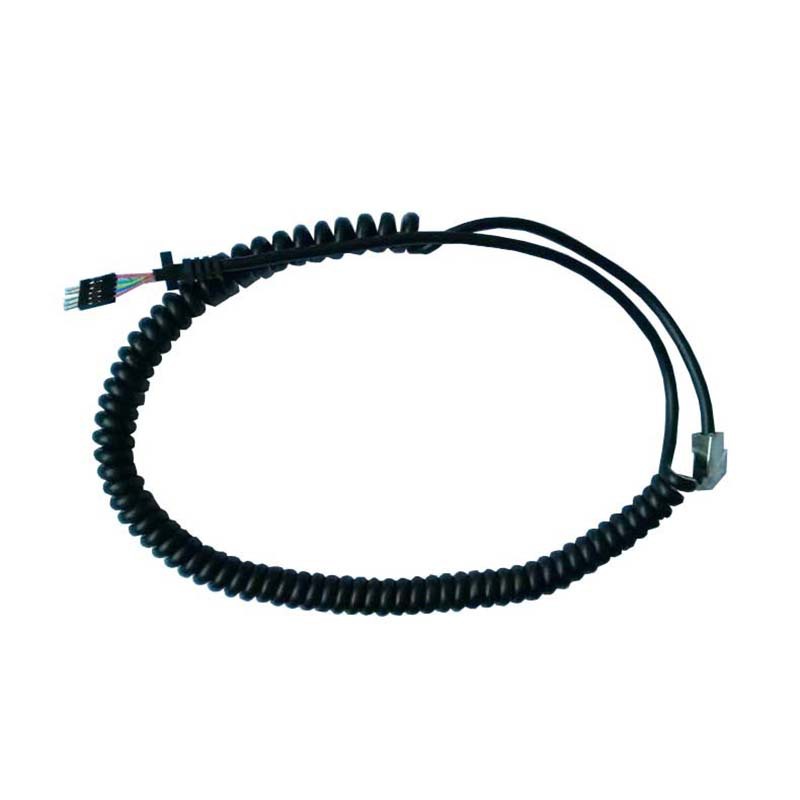 电脑水晶头弹簧线电话螺旋转接线杜邦端子多芯网络监控连接线