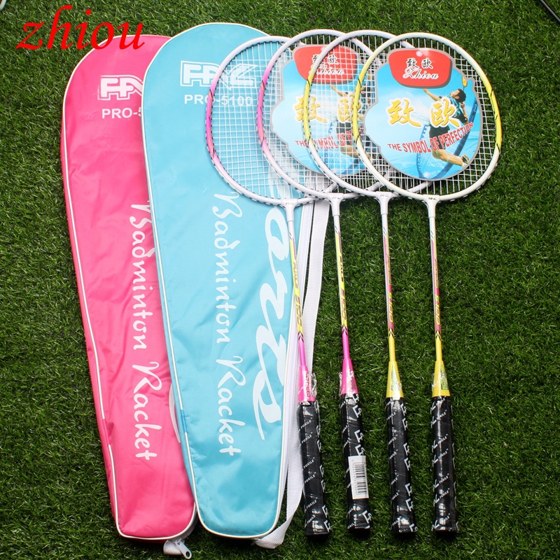 direct deal aluminium alloy Badminton racket Two adult match train Badminton racket Sporting Goods