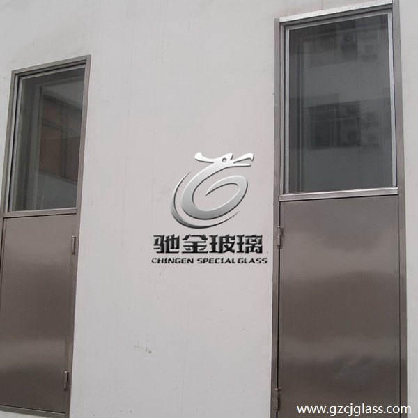 厂家供应防护电磁屏蔽玻璃 机电房监控室大幅面丝网屏蔽玻璃隔断