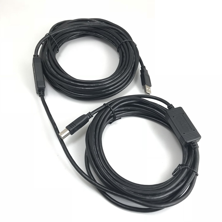 USB2.0打印线延长线双线带放大芯片 USBAM TO BM Printing cable