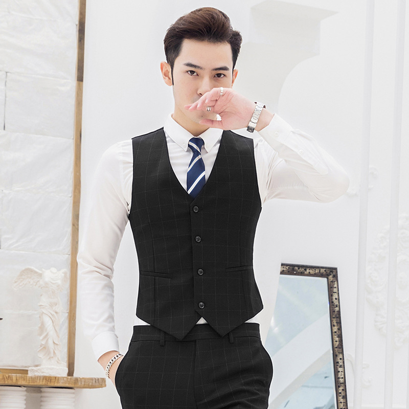 man Occupation suit Vest Guangzhou Manufactor goods in stock Direct selling high quality Gentleman Vest Price