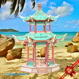 Шестиугольный деревянный реалистичный трехмерный конструктор, игрушка, DIY, делается под заказ