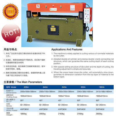 Precise Hydraulic pressure Cutting Machine EPE Blanking machine Bubble film Facial mask cloth Cutting machine Punch