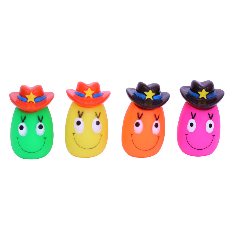 Mascota vinilo sonido juguete dibujos animados huevo mascota juguete molar limpieza BB perro juguete fábrica al por mayor