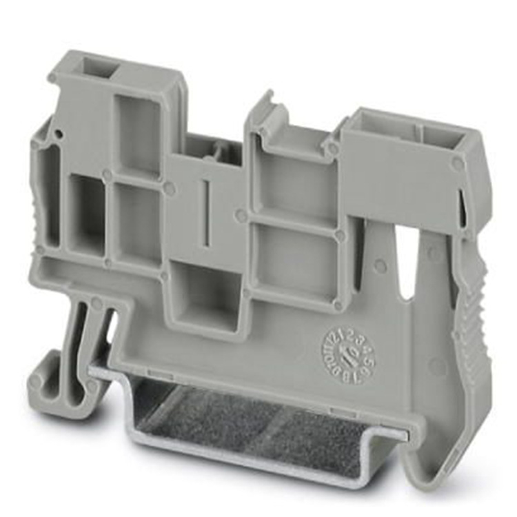 菲尼克斯 自锁法兰导轨电气连接器 - ST 2,5/1P-FS 3061376-50