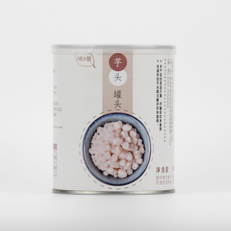 味在鲜 芋头丁罐头即食糖水罐头 奶茶甜品专用原料 900g*12罐一件|ru