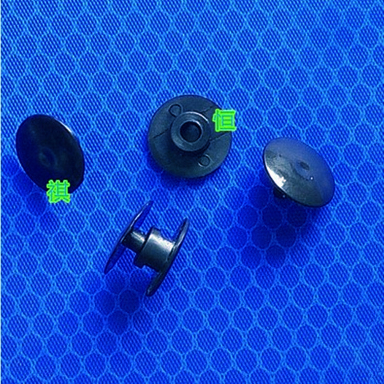 一次性按紧塑料字母扣 二合纽扣 一次性固定扣子16号塑料字母